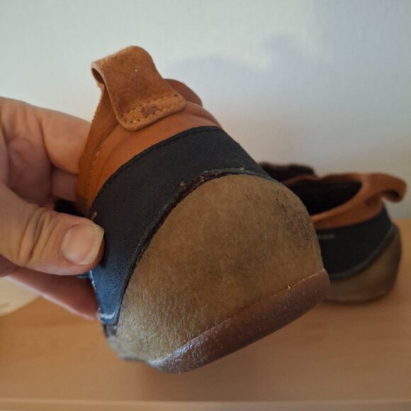 MERRELL Dublin Brown Leather Slip-On Loafers Mocs - Men's Size 8 (J70483) - Picture 6 of 8